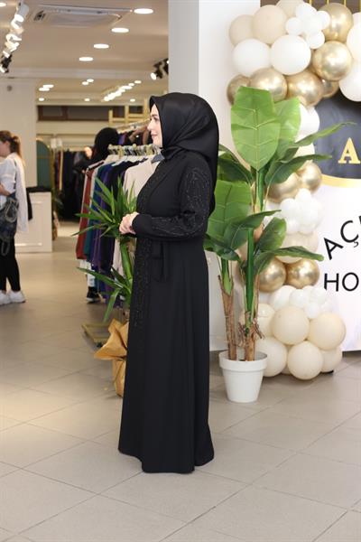 5435 CODE SIDE TIE ABAYA