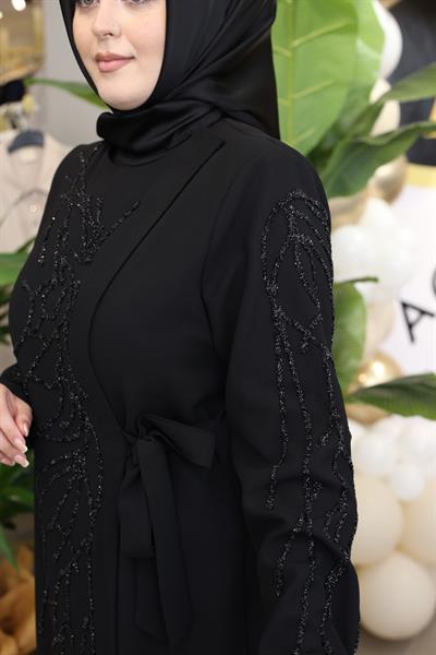 5435 CODE SIDE TIE ABAYA
