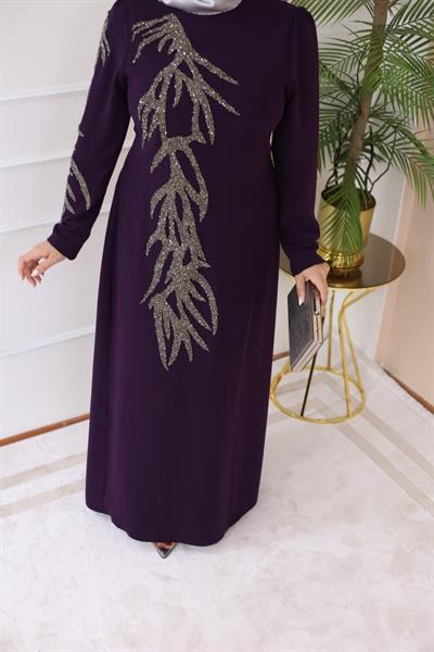 5454 kod kod kol taş taş detaili elbi̇se