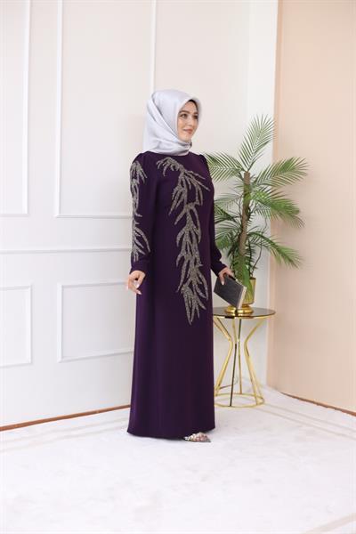 5454 kod kod kol taş taş detaili elbi̇se