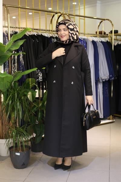 5472 CODE DOUBLE-BREASTED COLLAR TRENCH COAT