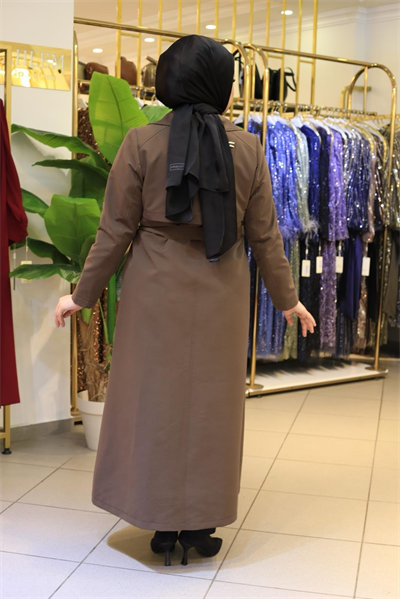 5473 CODE BRONZE BELTED TRENCH COAT