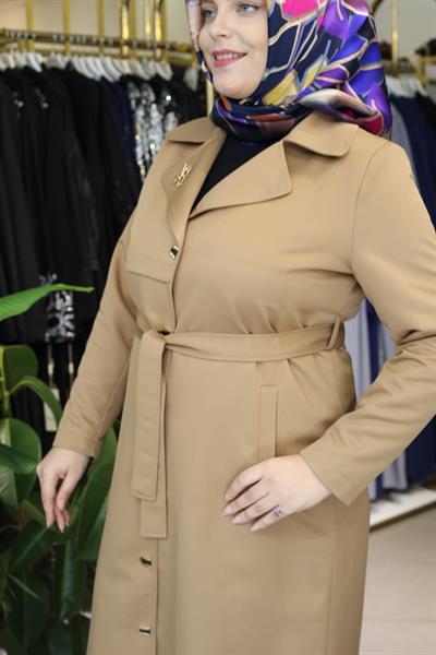 5473 CODE BRONZE BELTED TRENCH COAT