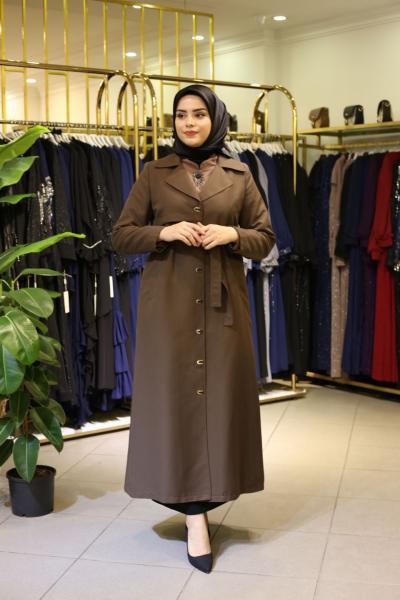 5473 CODE BRONZE BELTED TRENCH COAT