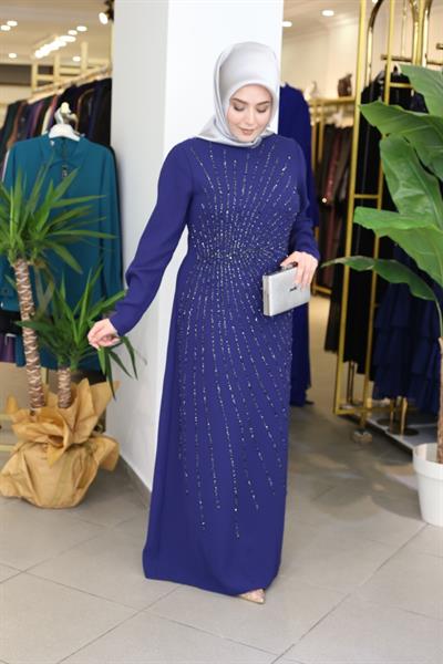 5503 CODE TAŞLI ELBİSE