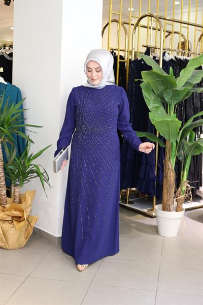 5503 CODE TAŞLI ELBİSE