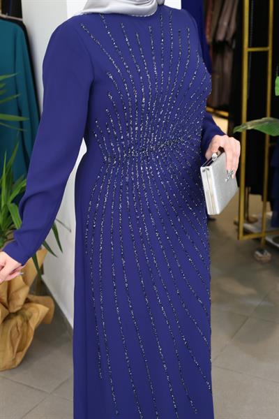 5503 CODE TAŞLI ELBİSE