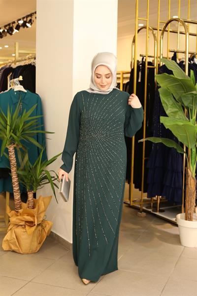 5503 CODE TAŞLI ELBİSE