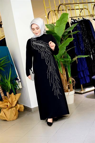 5504 CODE DRESS WITH CRYSTAL STONES