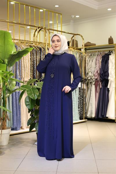 5506 CODE FLOWER CRYSTAL STONES ABAYA