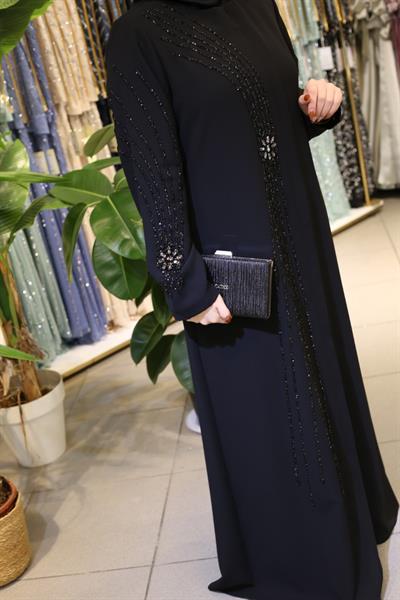 5506 CODE FLOWER CRYSTAL STONES ABAYA