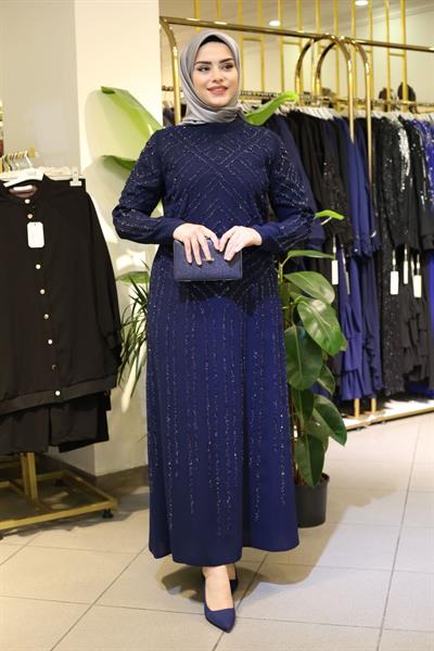 5519 CODE TAŞLI ELBİSE