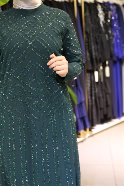 5519 CODE TAŞLI ELBİSE