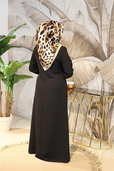 5524 CODE SLEEVE STONE DETAILED ABAYA