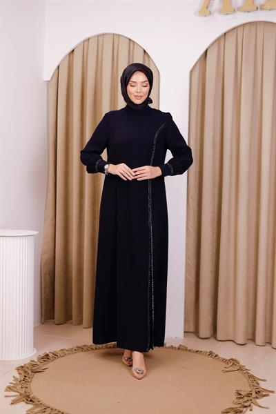 5529 كود 5529 فستان بشق مخفي