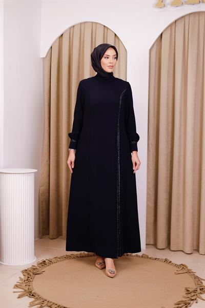 5529 كود 5529 فستان بشق مخفي