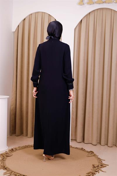 5529 كود 5529 فستان بشق مخفي