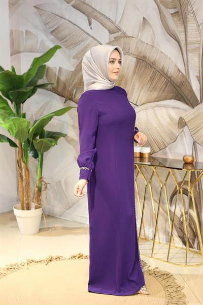 5529 CODE HIDDEN SLIT DRESS