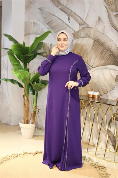5529 CODE HIDDEN SLIT DRESS