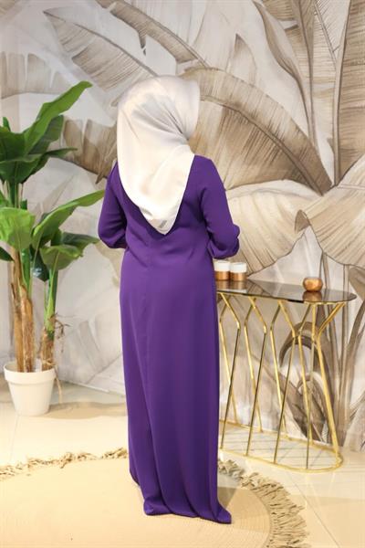 5529 CODE HIDDEN SLIT DRESS