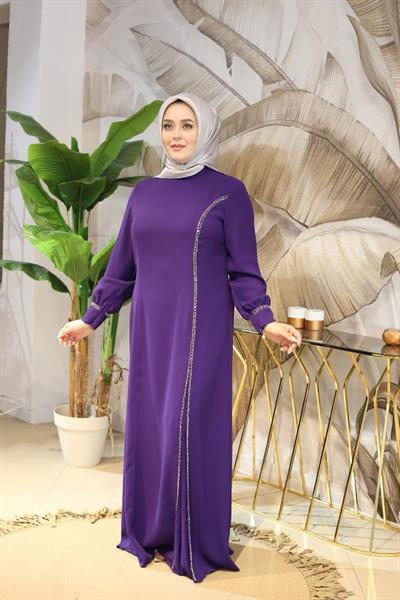 5529 CODE HIDDEN SLIT DRESS