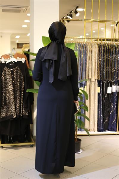 5529 كود 5529 فستان بشق مخفي