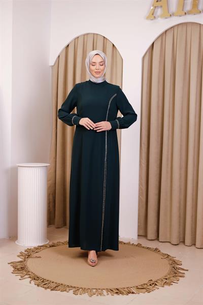 5529 كود 5529 فستان بشق مخفي