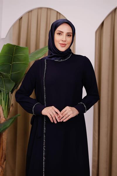 5530 CODE CRYSTAL STONE STRIP DRESS