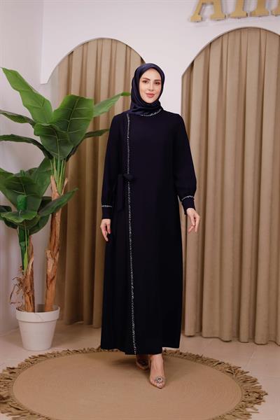 5530 CODE CRYSTAL STONE STRIP DRESS