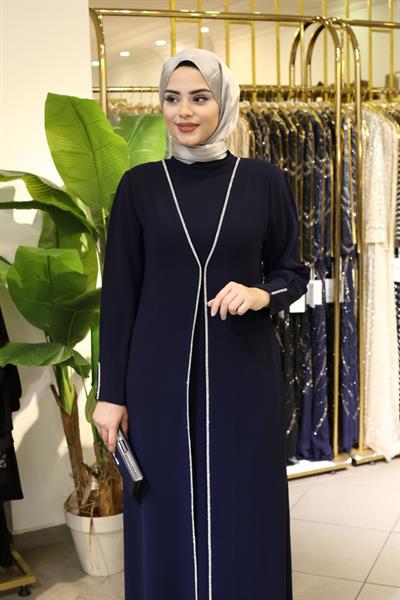 5532 KOD SU YOLU TAŞLI ELBİSE