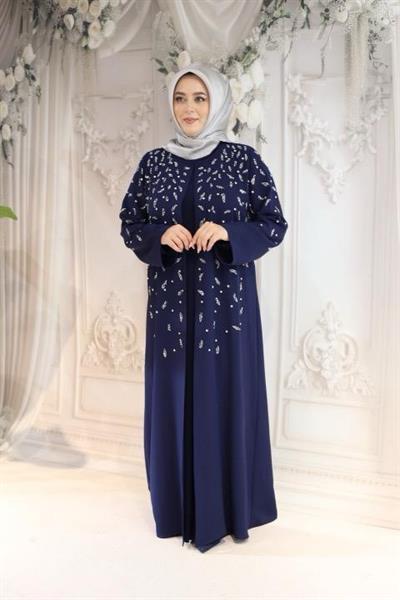 555 CODE STONE DETAILED ABAYA SUIT