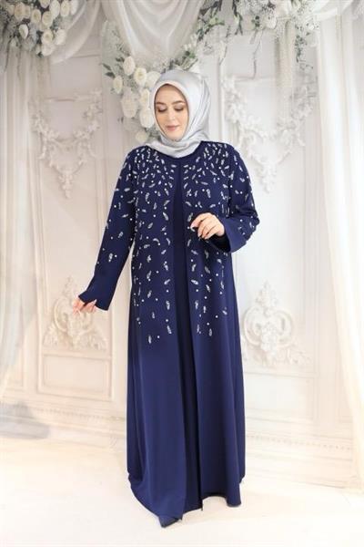 555 CODE STONE DETAILED ABAYA SUIT