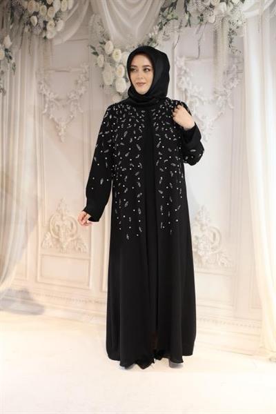 555 CODE STONE DETAILED ABAYA SUIT