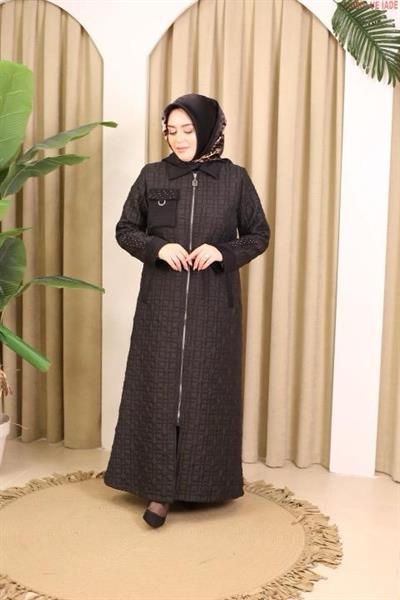 5583 KOD KENDİNDEN DESENLİ KAPİTONE MONT