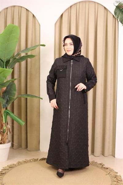 5583 KOD KENDİNDEN DESENLİ KAPİTONE MONT