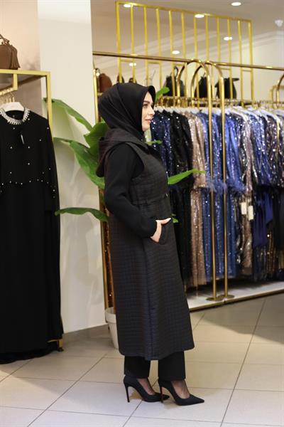 5598 CODE WAIST ELASTIC QUILTED VEST