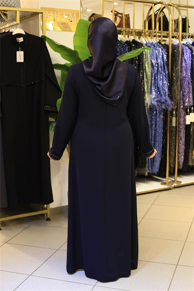 5604 KOD RÜZGARLIĞİ DETAYLI FERACE LACİVERT