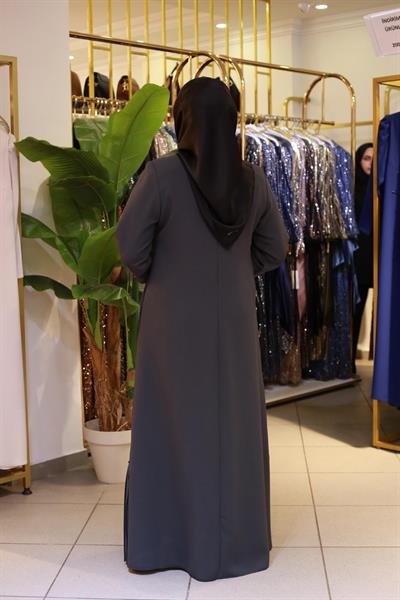 5608 KOD ARABİYELİ ÖNÜ PİLİSELİ FERACE ANTRASİT