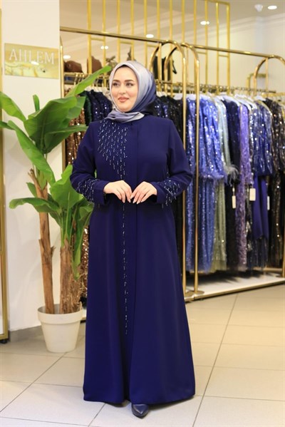 5610 CODE HAND-EMBROIDERED BEADED FERACE