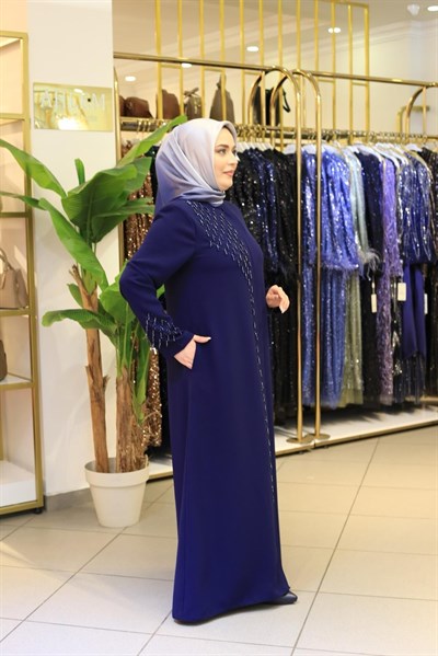 5610 CODE HAND-EMBROIDERED BEADED FERACE