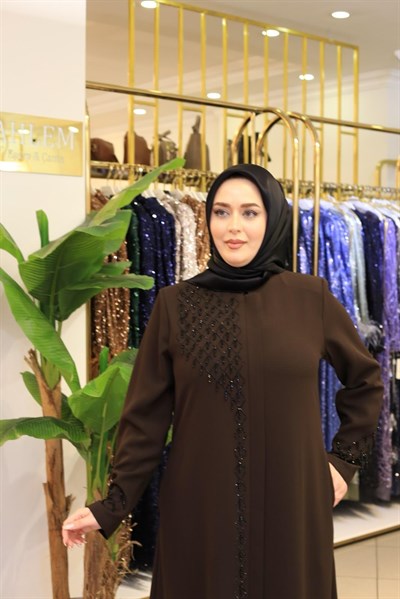 5610 CODE HAND-EMBROIDERED BEADED FERACE