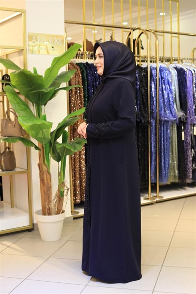 5610 CODE HAND-EMBROIDERED BEADED FERACE