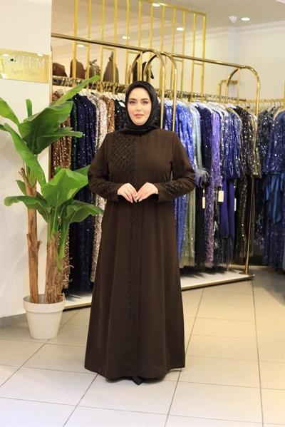 5610 CODE HAND-EMBROIDERED BEADED FERACE