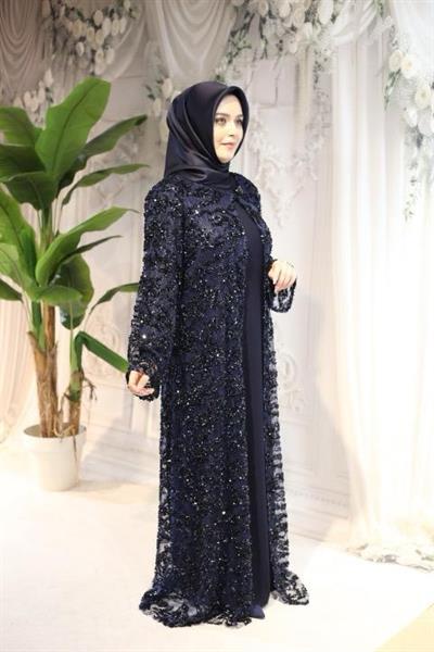 КОСТЮМ АБАЙЯ С УЗОРОМ ИЗ ПАЙЕТОК С КОДОМ 563