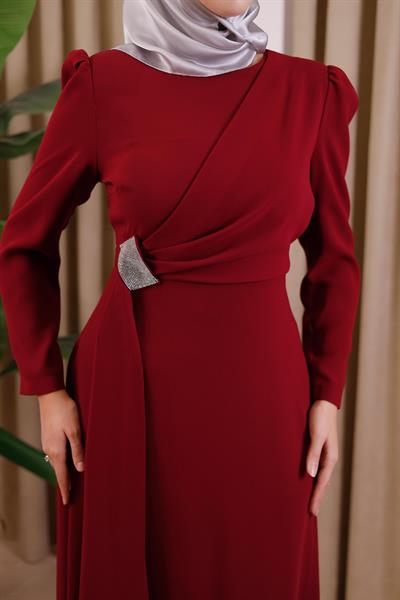 ПЛАТЬЕ С ДРАПИРОВКОЙ СПЕРЕДИ 5701