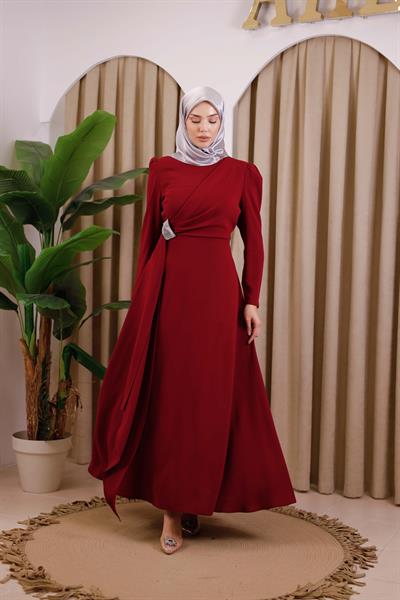 ПЛАТЬЕ С ДРАПИРОВКОЙ СПЕРЕДИ 5701