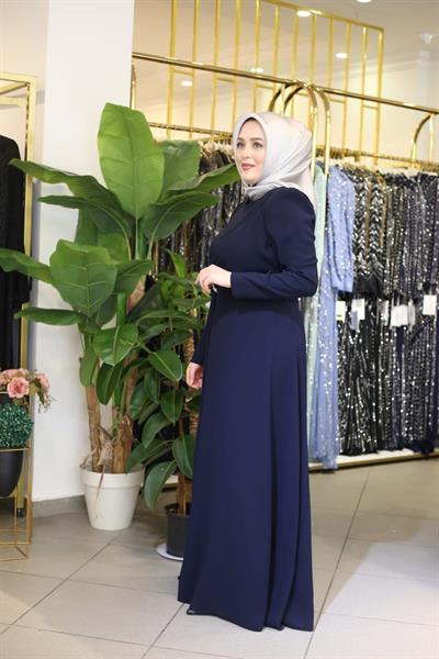 5701 CODE FRONT DRAPED DRESS