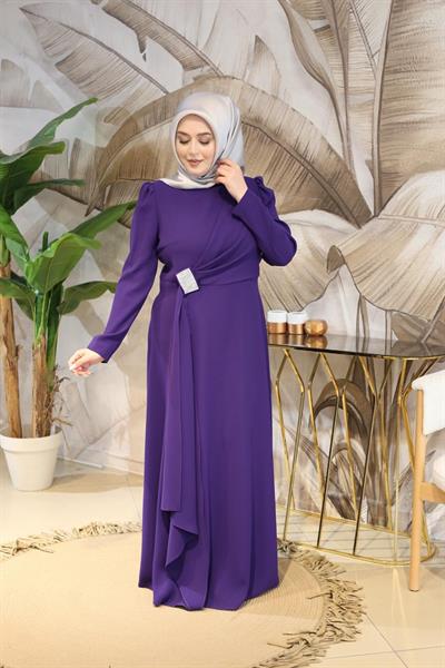 5701 فستان منسدل من الأمام بكود 5701