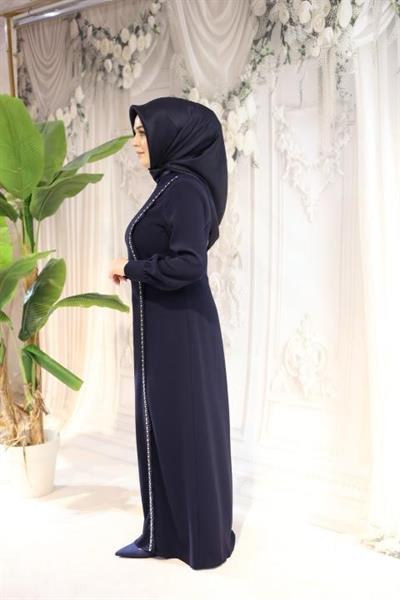 5702 فستان حجري شريطي كود 5702