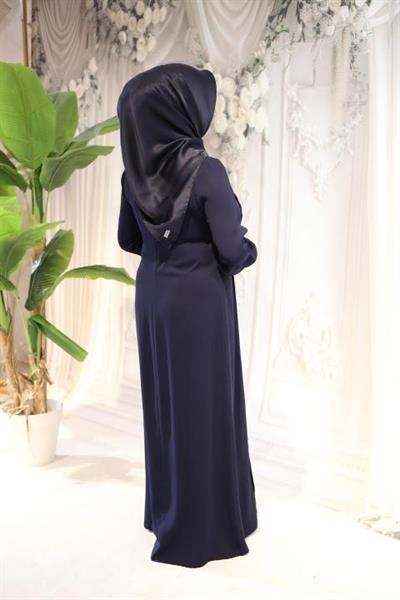 5702 فستان حجري شريطي كود 5702